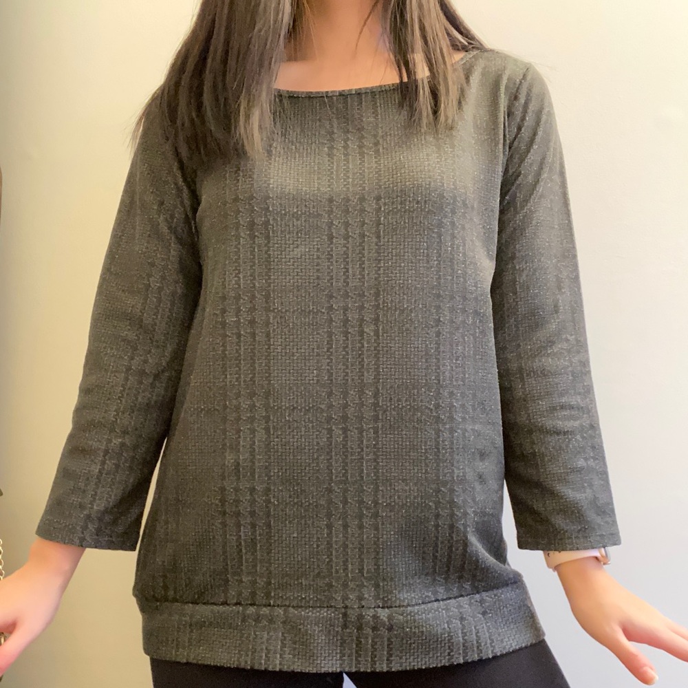 Black graphic Blouse
